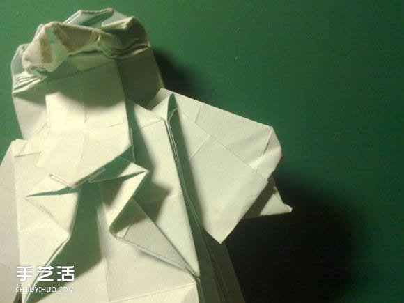 折纸初音未来的详细图解 初音未来的折法过程(图61)
