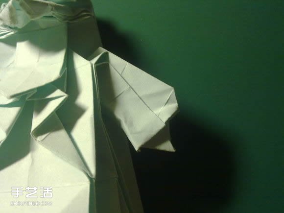 折纸初音未来的详细图解 初音未来的折法过程(图62)
