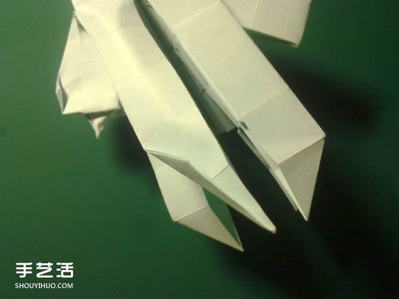 折纸初音未来的详细图解 初音未来的折法过程(图65)