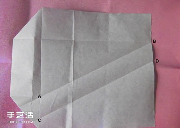 折纸钱包多层简单图解 详细钱包的折法图解(图47)