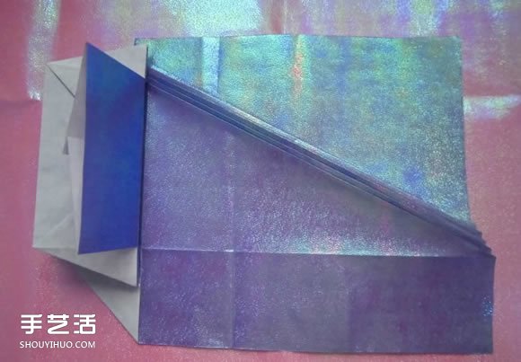 折纸钱包多层简单图解 详细钱包的折法图解(图50)