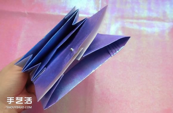 折纸钱包多层简单图解 详细钱包的折法图解(图78)