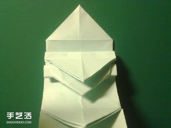 折纸初音未来的详细图解 初音未来的折法过程(图37)