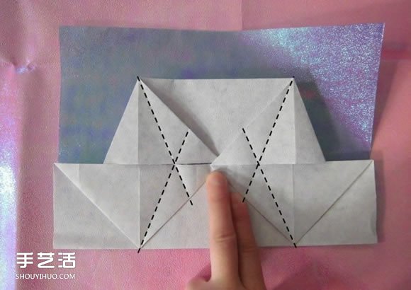 折纸钱包多层简单图解 详细钱包的折法图解(图29)