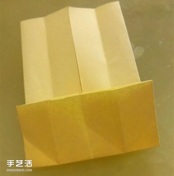 立体床的折法图解教程 详细折纸床铺的方法(图10)