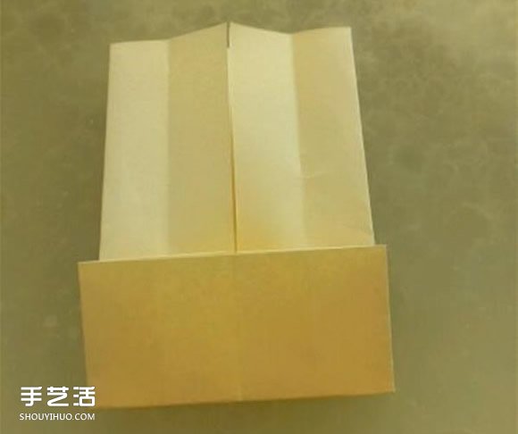 立体床的折法图解教程 详细折纸床铺的方法(图8)