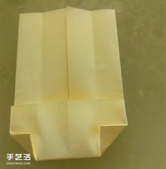 立体床的折法图解教程 详细折纸床铺的方法(图9)