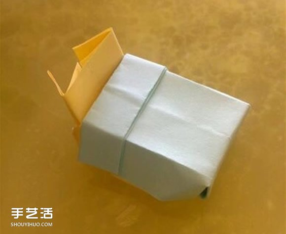 立体床的折法图解教程 详细折纸床铺的方法 - 双维造物网