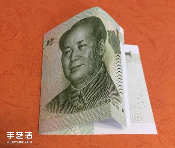 孔明锁的折纸方法图解 手工折鲁班锁的折法(图6)