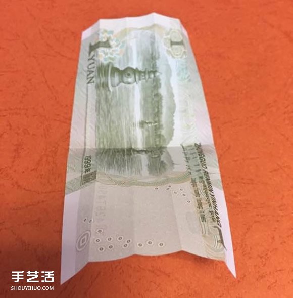 孔明锁的折纸方法图解 手工折鲁班锁的折法(图9)
