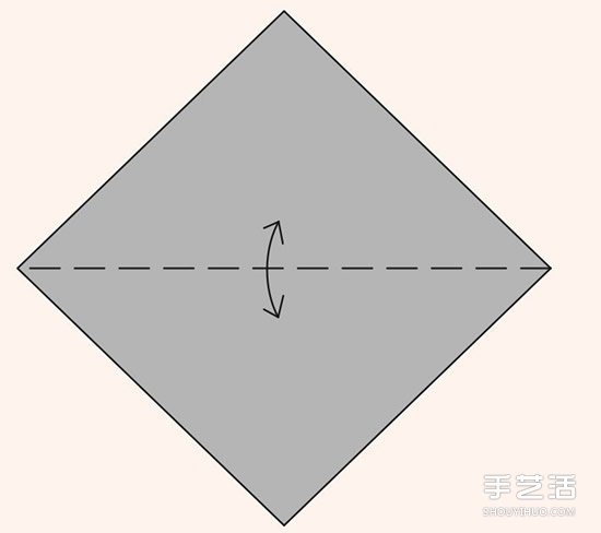 圣诞老人折纸步骤图 手工折纸圣诞老人教程(图2)