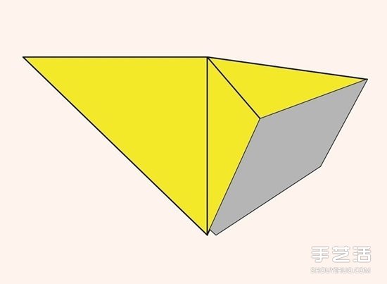 圣诞老人折纸步骤图 手工折纸圣诞老人教程(图5)