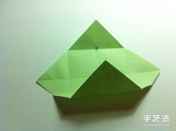 一张纸折四叶草图解 创意四叶草的折法步骤(图4)