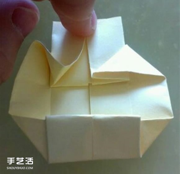 立体床的折法图解教程 详细折纸床铺的方法(图20)