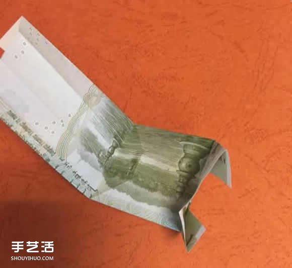 孔明锁的折纸方法图解 手工折鲁班锁的折法(图13)