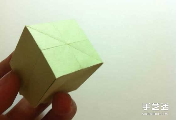一张纸折四叶草图解 创意四叶草的折法步骤(图14)