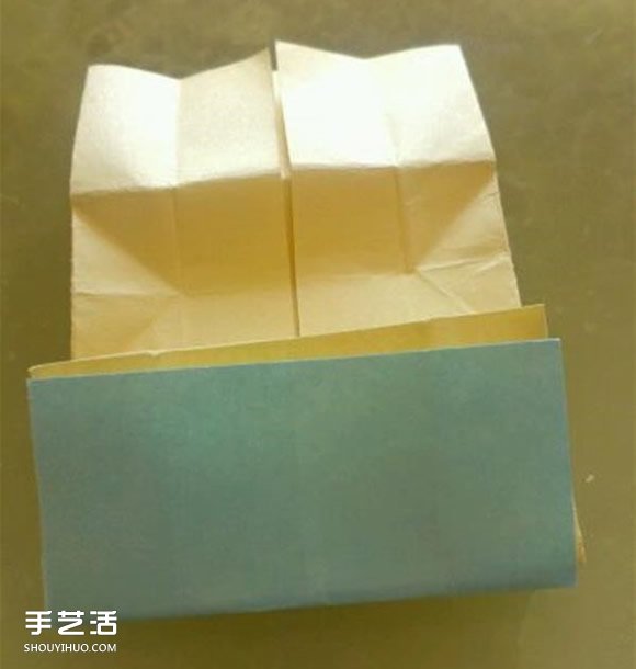 立体床的折法图解教程 详细折纸床铺的方法(图29)