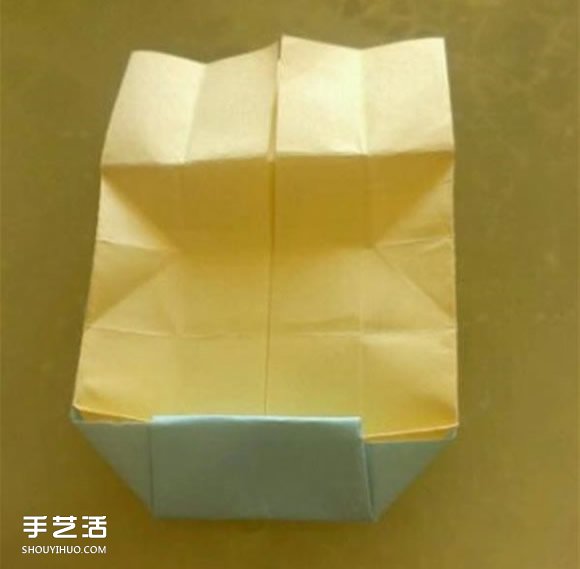 立体床的折法图解教程 详细折纸床铺的方法(图31)