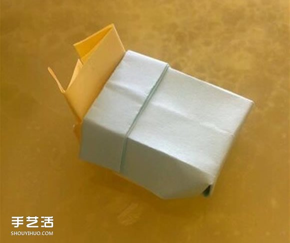 立体床的折法图解教程 详细折纸床铺的方法(图34)