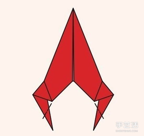 圣诞老人折纸步骤图 手工折纸圣诞老人教程(图28)