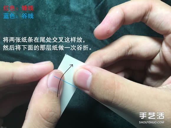 折纸会跳舞的方块图解 跳舞方块玩具的折法(图7)