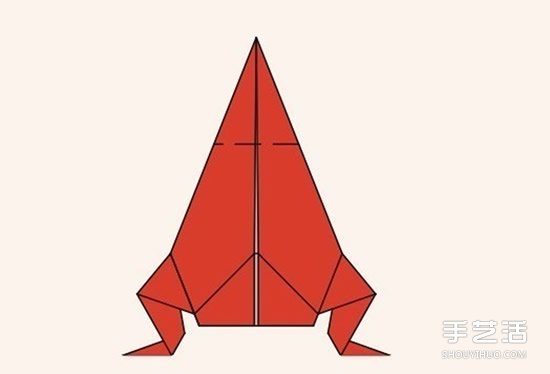 圣诞老人折纸步骤图 手工折纸圣诞老人教程(图36)