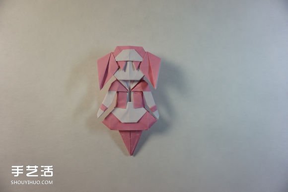 折纸女孩的步骤图解 复杂女生的折法教程 - 双维造物网