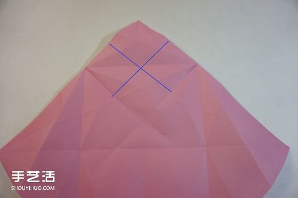 折纸女孩的步骤图解 复杂女生的折法教程(图8)