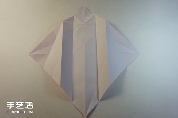 折纸女孩的步骤图解 复杂女生的折法教程(图13)