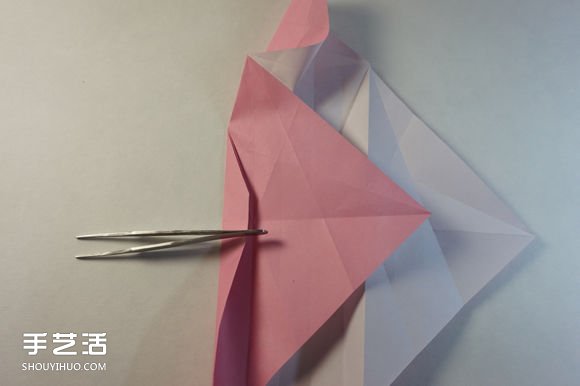 折纸女孩的步骤图解 复杂女生的折法教程(图17)