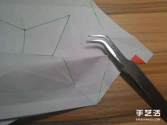 怎么折蜘蛛侠图解教程 复杂蜘蛛侠的折法步骤(图42)