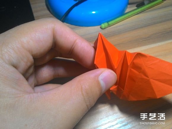 怎么折蜘蛛侠图解教程 复杂蜘蛛侠的折法步骤(图52)