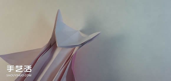折纸女孩的步骤图解 复杂女生的折法教程(图40)