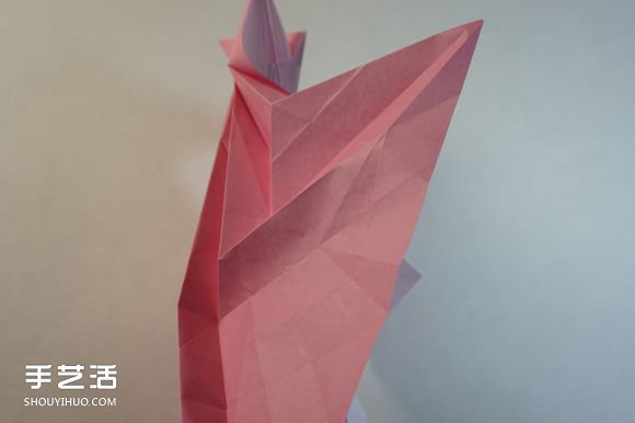 折纸女孩的步骤图解 复杂女生的折法教程(图44)