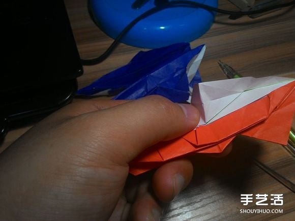 怎么折蜘蛛侠图解教程 复杂蜘蛛侠的折法步骤(图66)