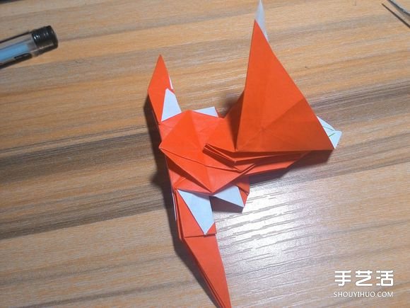 怎么折蜘蛛侠图解教程 复杂蜘蛛侠的折法步骤(图73)