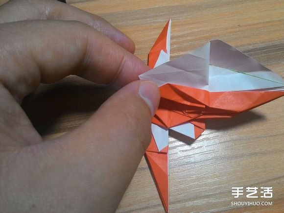 怎么折蜘蛛侠图解教程 复杂蜘蛛侠的折法步骤(图74)
