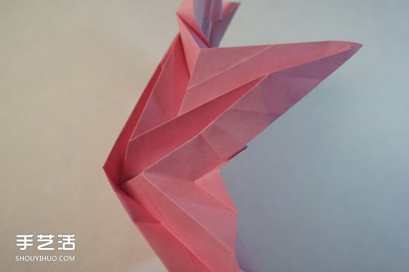 折纸女孩的步骤图解 复杂女生的折法教程(图45)