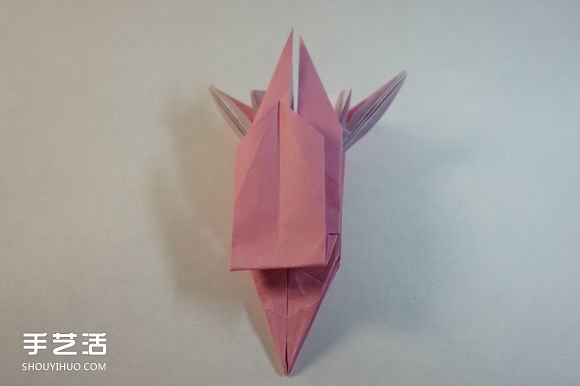 折纸女孩的步骤图解 复杂女生的折法教程(图54)