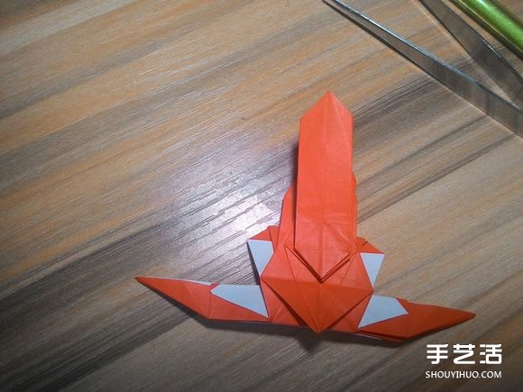 怎么折蜘蛛侠图解教程 复杂蜘蛛侠的折法步骤(图75)