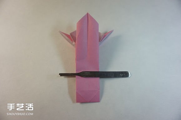 折纸女孩的步骤图解 复杂女生的折法教程(图48)