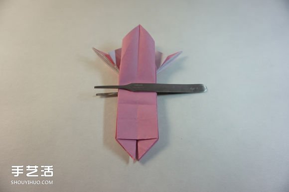 折纸女孩的步骤图解 复杂女生的折法教程(图50)