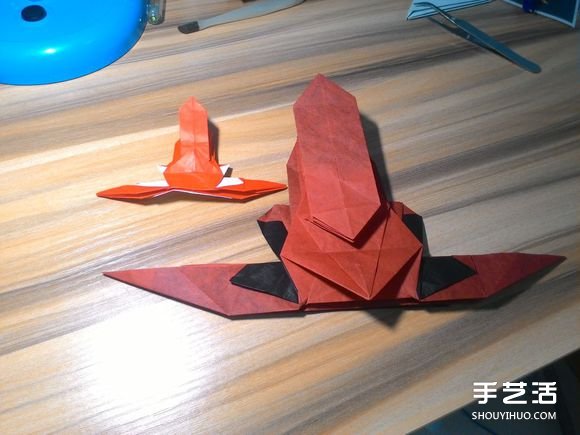 怎么折蜘蛛侠图解教程 复杂蜘蛛侠的折法步骤(图84)