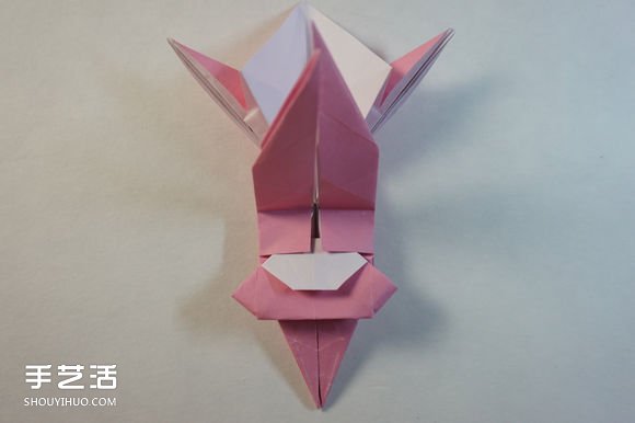 折纸女孩的步骤图解 复杂女生的折法教程(图60)
