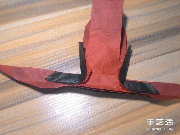 怎么折蜘蛛侠图解教程 复杂蜘蛛侠的折法步骤(图86)