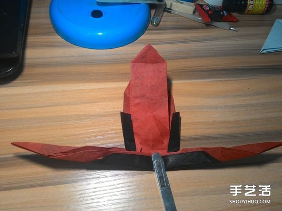 怎么折蜘蛛侠图解教程 复杂蜘蛛侠的折法步骤(图87)