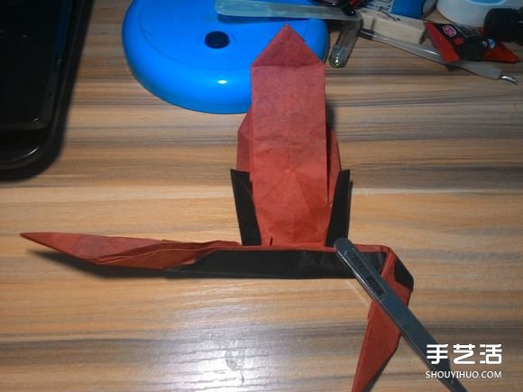 怎么折蜘蛛侠图解教程 复杂蜘蛛侠的折法步骤(图88)
