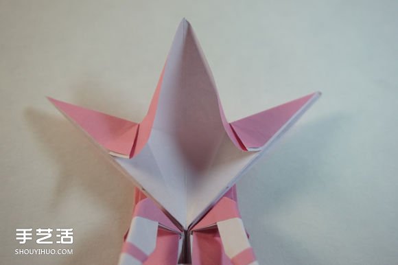 折纸女孩的步骤图解 复杂女生的折法教程(图69)