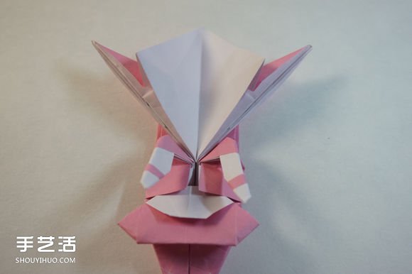 折纸女孩的步骤图解 复杂女生的折法教程(图68)