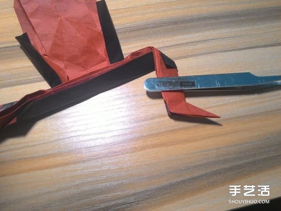 怎么折蜘蛛侠图解教程 复杂蜘蛛侠的折法步骤(图89)